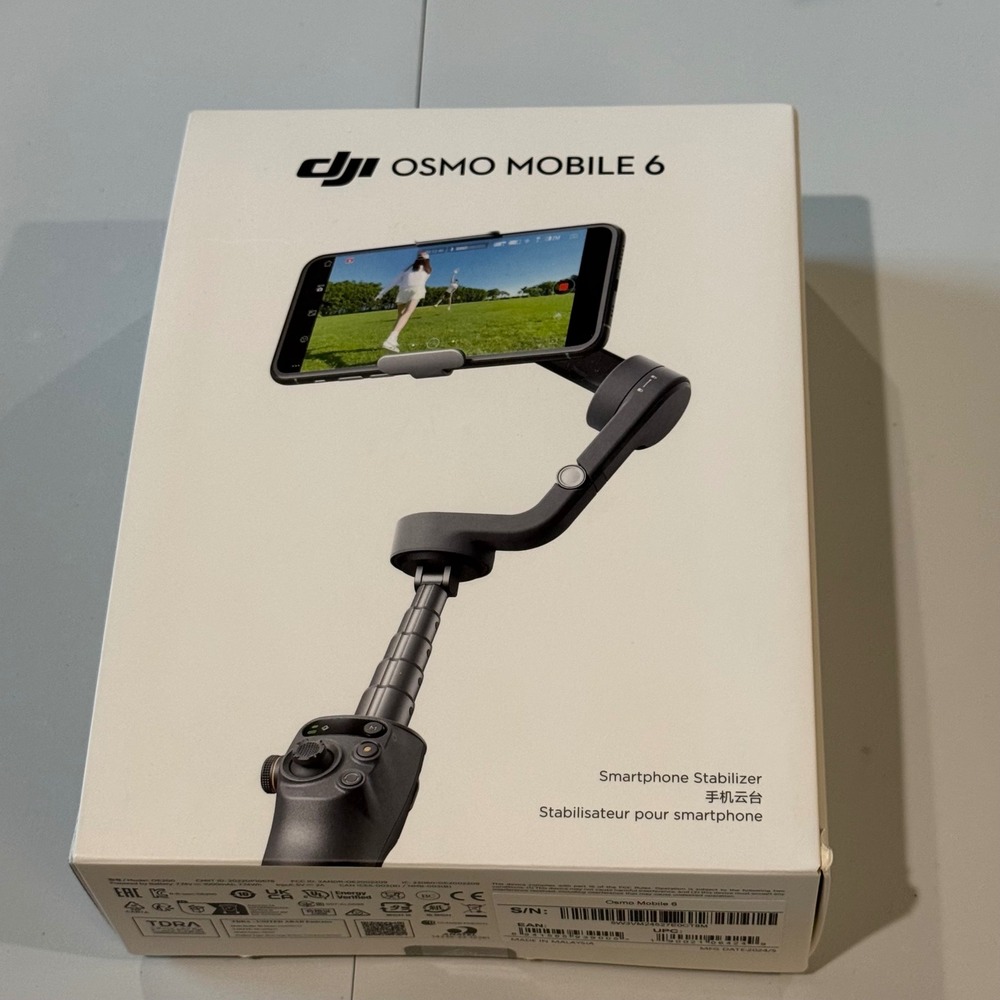 NEW DJI Osmo Mobile 6 Smartphone Stabilizer Slate Gray 3-Axis Gimbal OE200 NEW